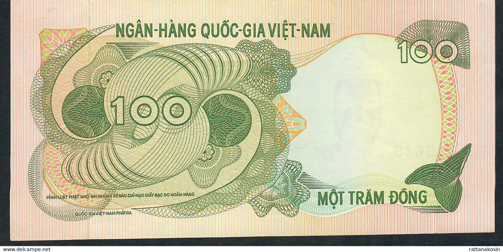 VIETNAM  P31  100  DONG   1972   UNC. - Vietnam