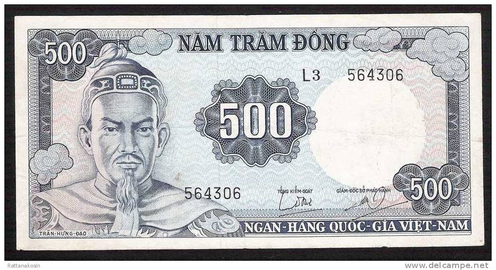 VIETNAM  P23a  500  DONG   1966   VF  NO P.h. ! - Vietnam
