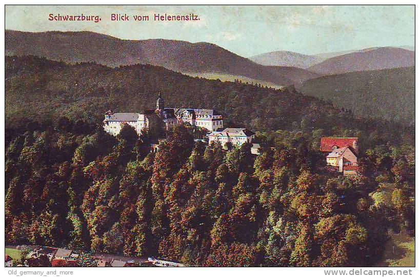 Schwarzburg Blick Vom Helenensitz - Schwarzenberg (Erzgeb.)