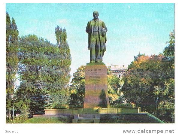 RUSSIA  EX URSS- 1985 KIEV: MONUMENTO A TARAS SHEVCHENKO - NUOVA 15 - Russia