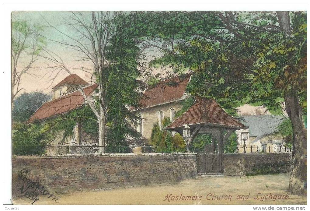 ANGLETERRE - HASLEMERE CHURCH ANDLYCHGATE - Edit : - Surrey