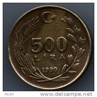 Turquie 500 Lira 1990 Ttb - Turkey