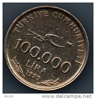 Turquie 100000 Lira 1999 Ttb/sup - Turquie