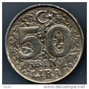 Turquie 50 Bin Lira (50000 Lira) 1998 Sup - Turquie