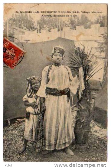 Expo Coloniale - Village Marocain - Daouia Danseuse De 12 Ans  (6702) - Expositions Coloniales 1906 - 1922