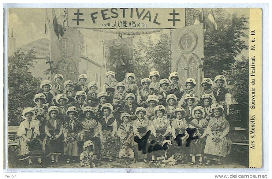 C.P.A. ARS SUR MOSELLE Festival Du 19 / 06 / 1910 - Ars Sur Moselle