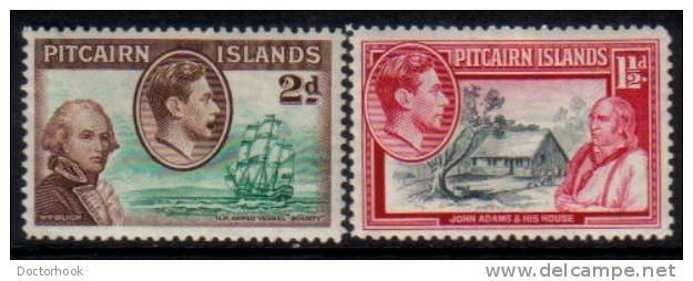 PITCAIRN ISLANDS   Scott #  1-8*  VF MINT Hinged - Pitcairneilanden