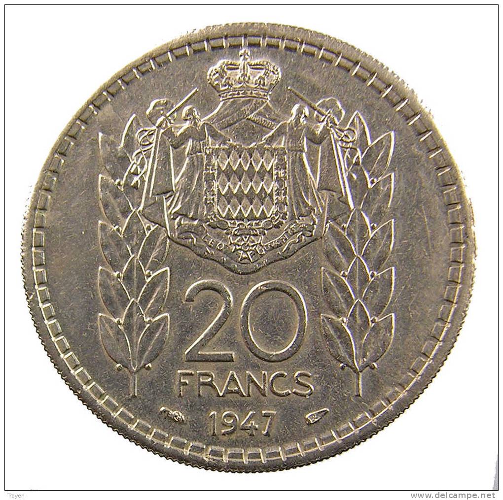 20 Francs - C.Ni - 1947 - TB+ - 1949-1956 Francos Antiguos