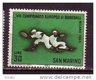 Y7172 - SAN MARINO Ss N°682 - SAINT-MARIN Yv N°637 ** Baseball - Ungebraucht