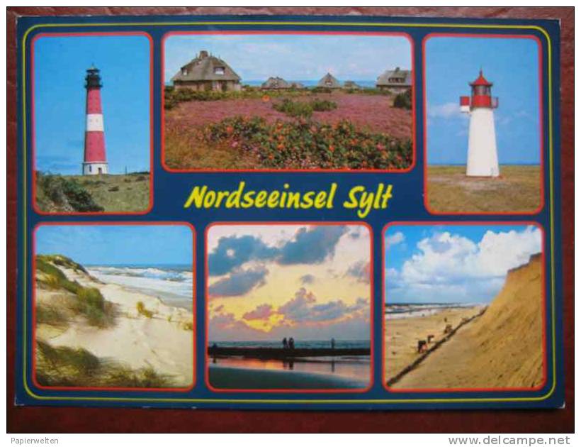 Sylt - Mehrbildkarte / Leuchtturm - Sylt