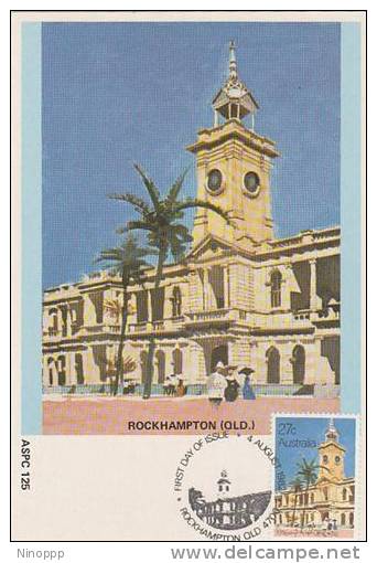 Australia-1982 Historic ROCKHHAMPTON (Qld) POST OFFICE Maximum Card - Maximum Cards