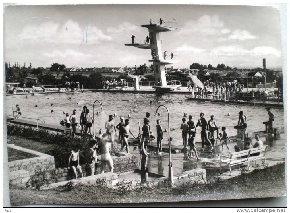 Schweinfurt,Freibad,1958, Sommerbad Der Stadt Schweinfurt, - Schweinfurt