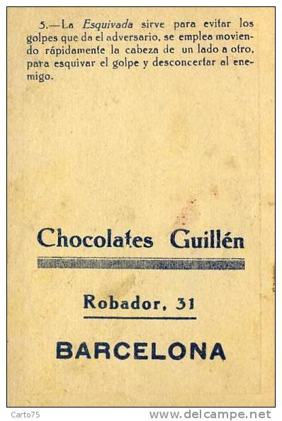 BOXE - CARPENTIER - Chromo Chocolat Guillén - Otros & Sin Clasificación