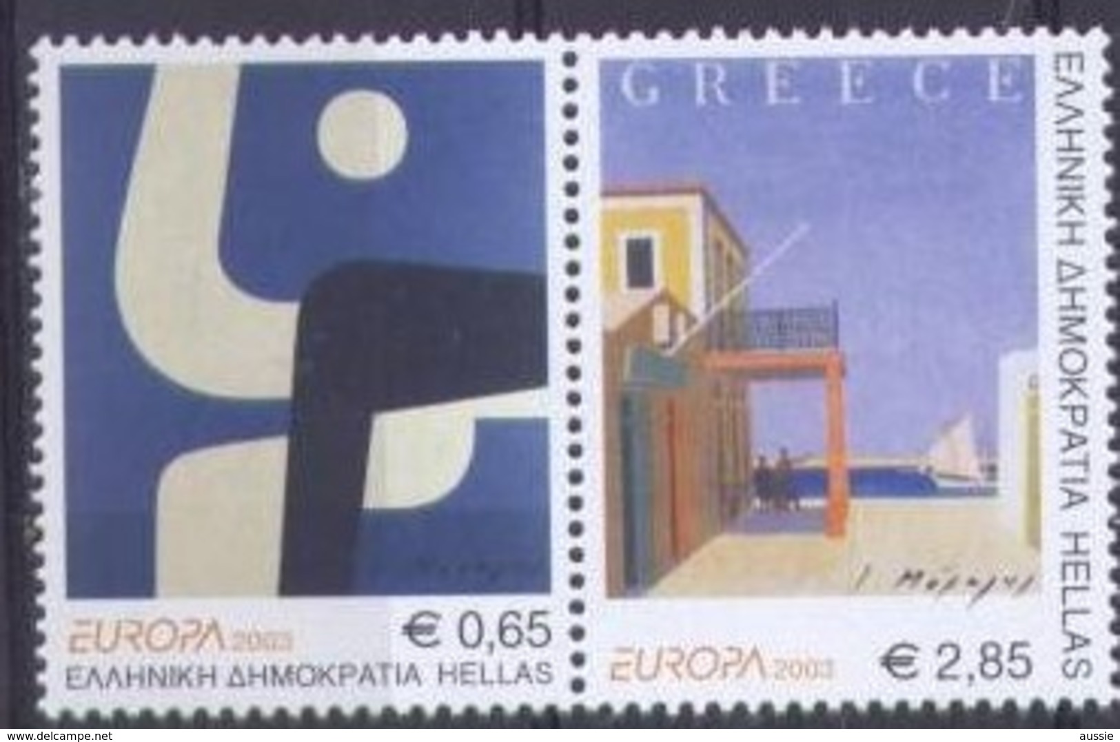 Cept 2003 Greece Grèce Yvertn° 2133-34 *** MNH Cote 11 Euro - 2003