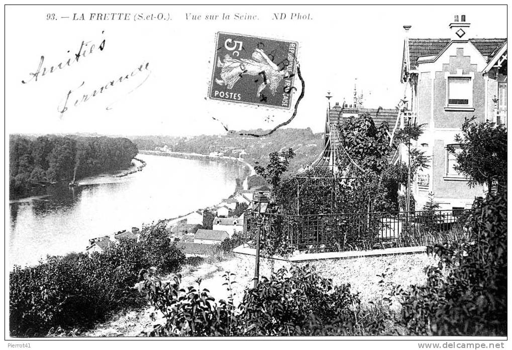 LA FRETTE SUR SEINE - Vue Sur La Seine - La Frette-sur-Seine