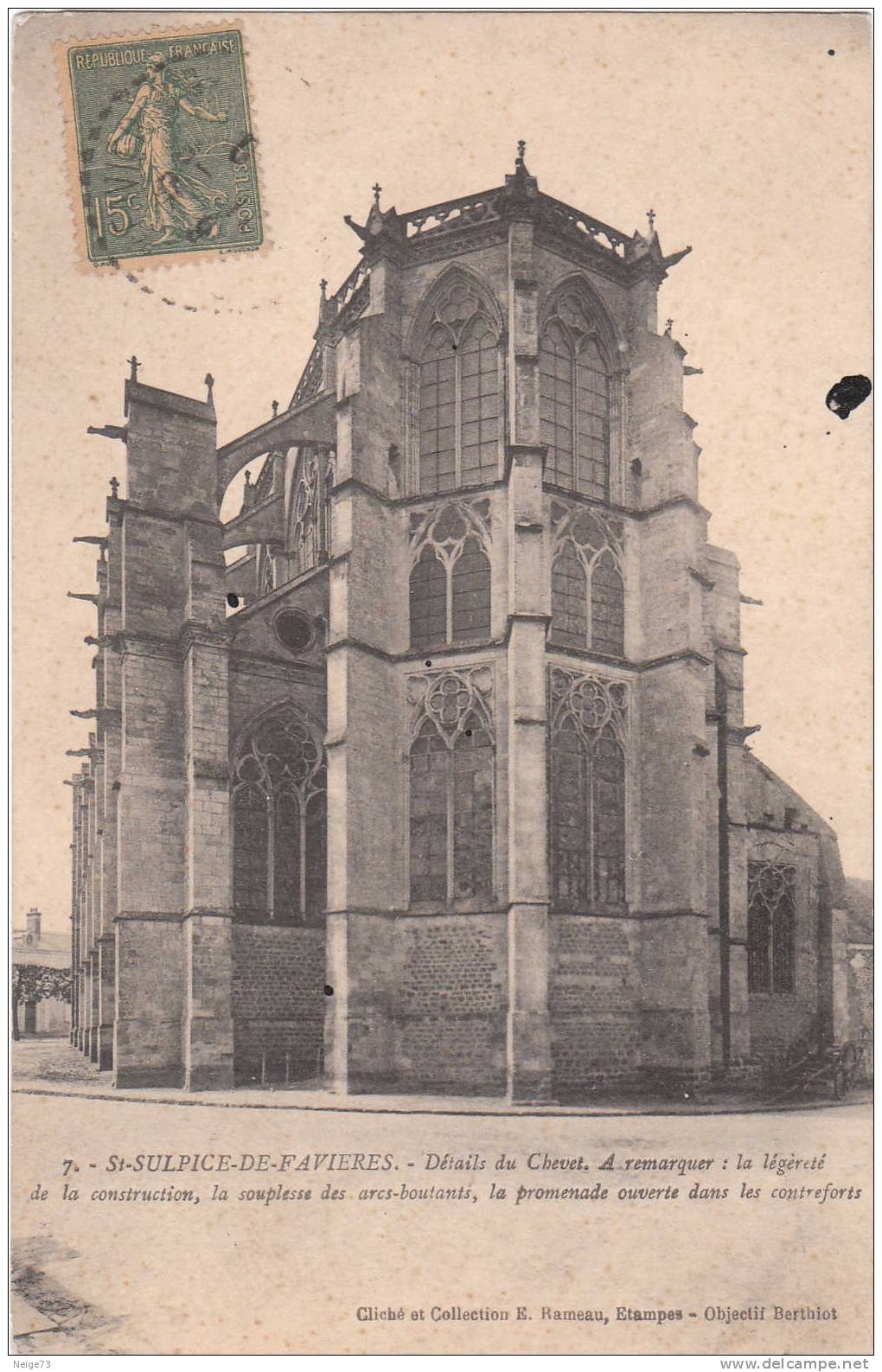 Cpa Du 91 - St Sulpice De Favières - Saint Sulpice De Favieres