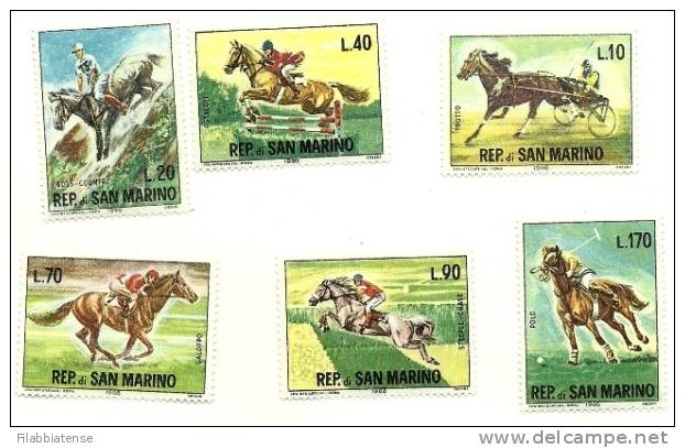 1966 - 705/10 Cavalli     ++++++ - Unused Stamps