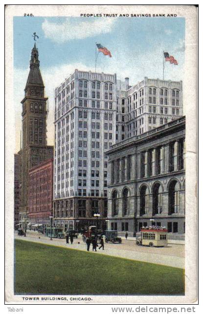 USA  Chicago 1926 Old Postcard - Chicago