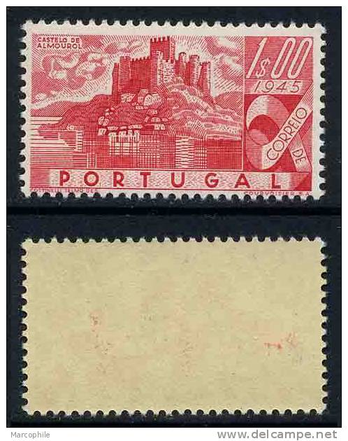 PORTUGAL - CHATEAUX / 1946  # 679 - 1.00 Esc.  Rouge Carmine ** / COTE 35.00 EURO - Nuevos