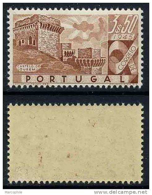 PORTUGAL - CHATEAUX / 1946  # 682 - 3.50  Esc.  Brun ** / COTE 32.00 EURO - Neufs