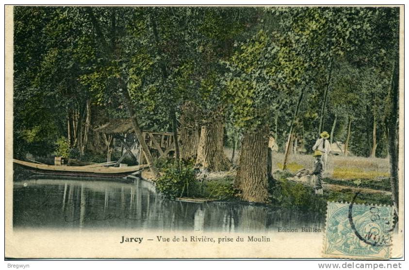 91 - CPA Jarcy - Vue De La Rivière, Prise Du Moulin - Autres & Non Classés