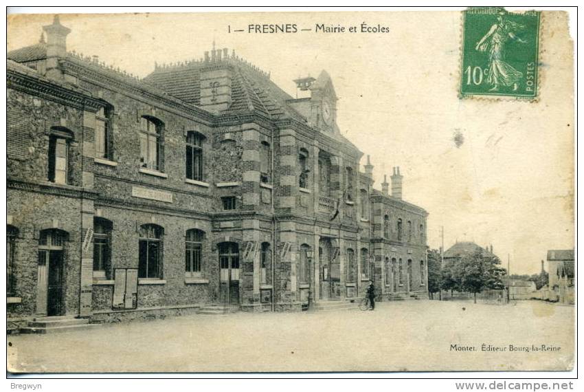 94 - CPA Fresnes - Mairie Et Ecoles - Fresnes