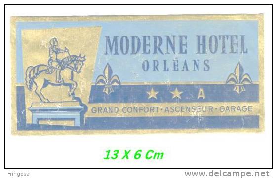 Luggage Label - Moderne Hotel - Orléans: Caixa # 8 - Hotel Labels