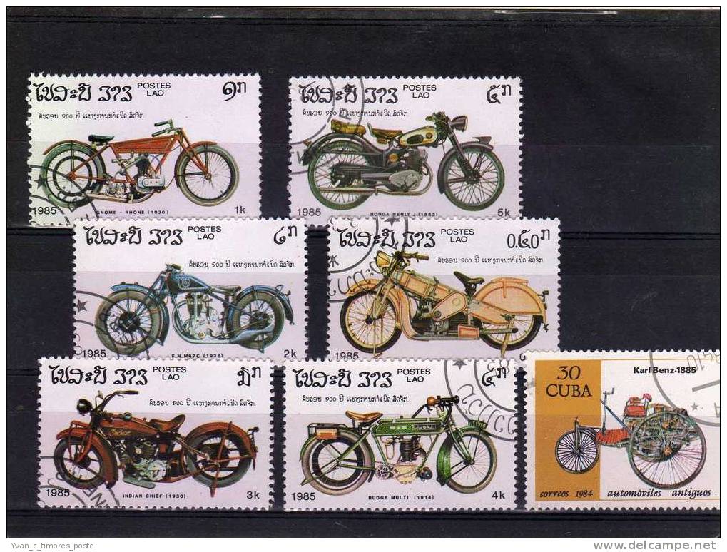 THEME MOTOS LOT DE 7 - Motorfietsen