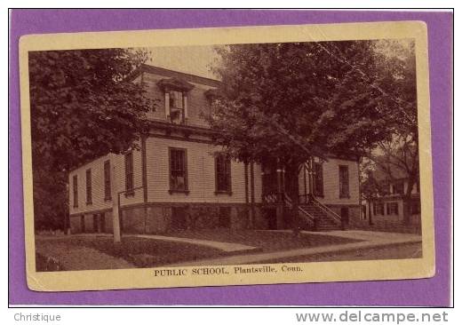 Public School, Plantsville, Conn. 1910s - Other & Unclassified