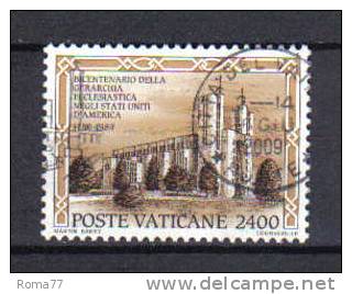 SS2036 - VATICANO , Il N. 875 Usato. - Oblitérés