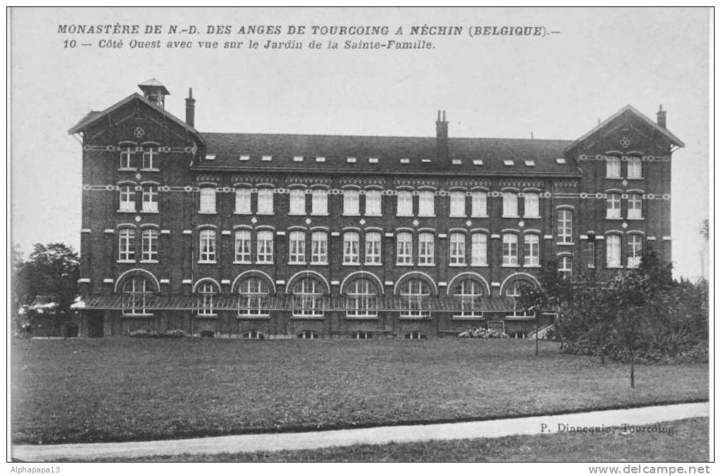 NECHIN Monastere De ND Des Anges De Tourcouin Coté Ouest Jardins De La St Famille - Estaimpuis