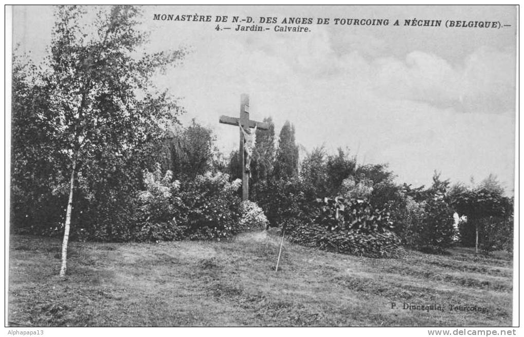 NECHIN Monastere De ND Des Anges De Tourcouin JARDIN CALVAIRE - Estaimpuis
