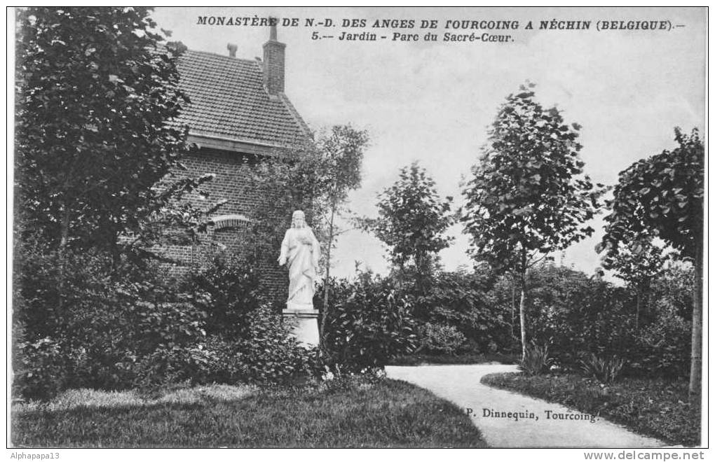 NECHIN Monastere De ND Des Anges De Tourcouin JARDIN PARC DU SACRE COEUR - Estaimpuis