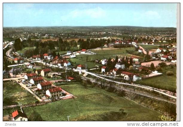 CARTE POSTALE - LES ABRETS - QUARTIER NETRIN - VUE AERIENNE - Les Abrets