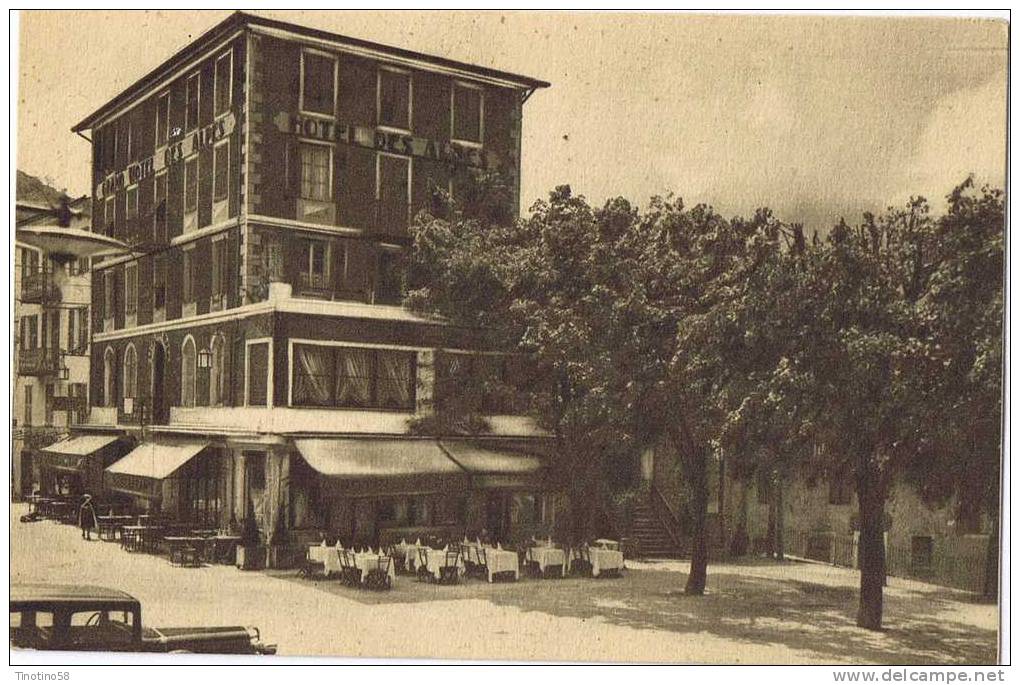 Hotel Des  Alpes Rara  Cartolina  Anni 20 - Saint-Martin-Vésubie