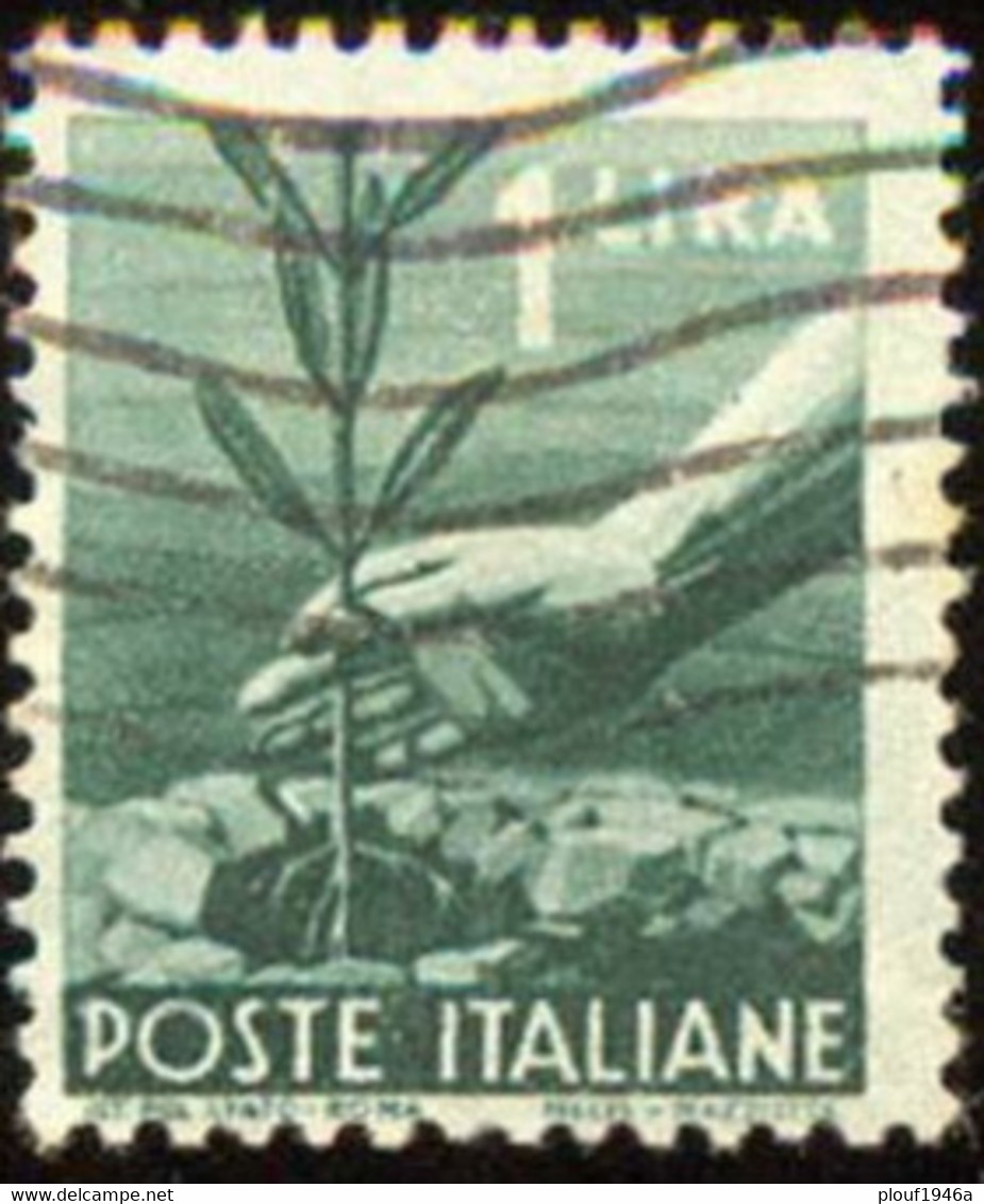 Pays : 247,04 (Italie: Royaume : Umberto II (1944-1946)  Yvert Et Tellier N°:  488 (o) - Oblitérés