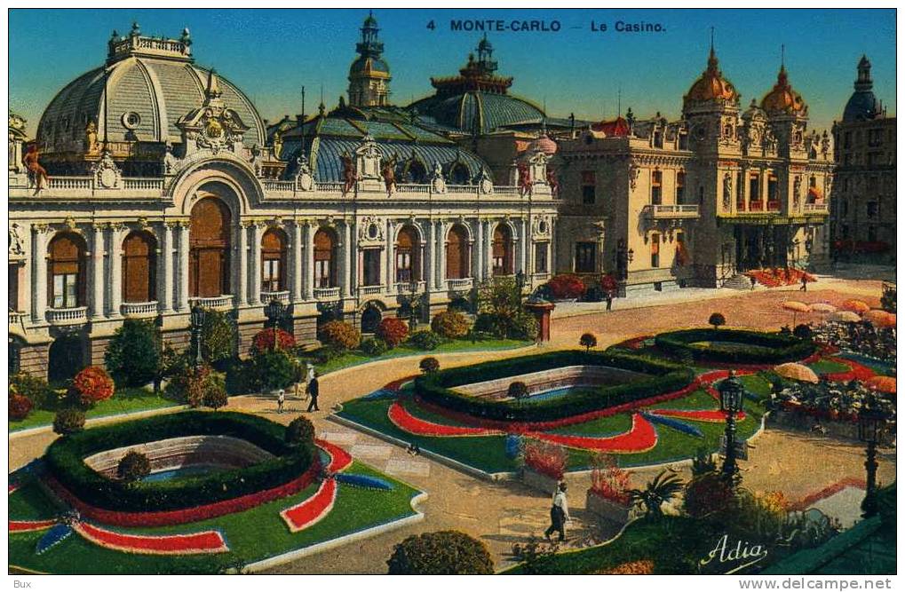 MONTE CARLO MONACO       CASINO  PHOTOCHROME   POSTCARD UNUSED CARTOLINA NON VIAGGIATA COME DA FOTO - Casinos