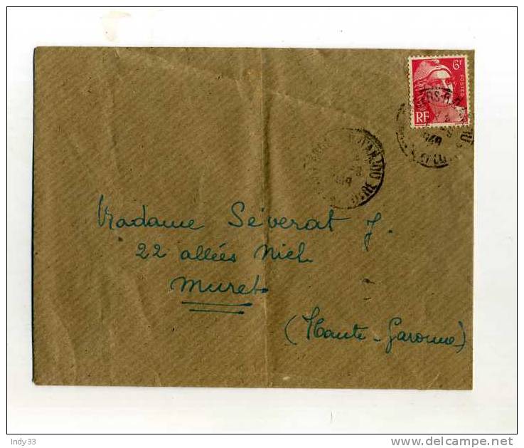 - FRANCE . AFFRANCHISSEMENT SIMPLE SUR LETTRE DE 1948 . - Lettres & Documents