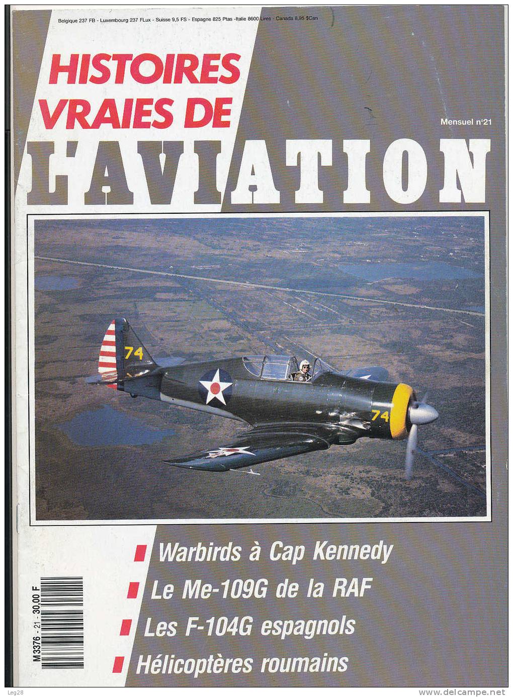 HISTOIRES  VRAIES  DE  L' AVIATION  N° 21 - Français