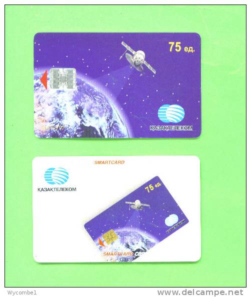 KAZAKHSTAN - Chip Phonecard/Satellite In Orbit - Kazakhstan