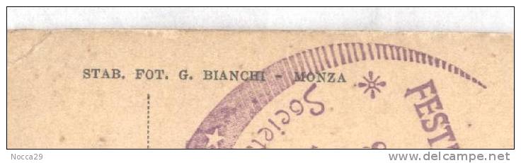 MONZA 1902 FESTA CAMPESTRE - SOCIETA´ DI LETTURA E CONVERSAZIONE- BANDA DEL TIRAZZA - Monza