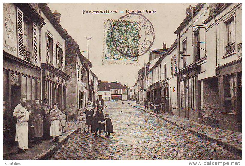 FAREMOUTIER S RUE DES ORMES 1905 - Faremoutiers