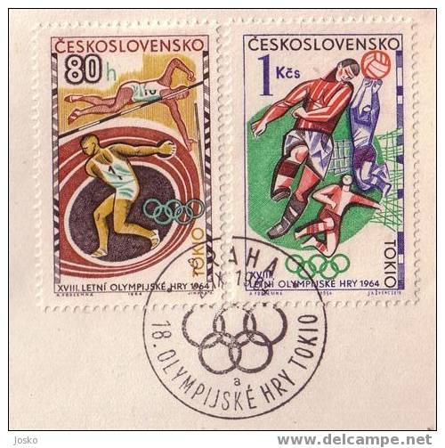 OLYMPIC GAMES TOKYO 1964. Japan ( Czehoslovakia ) Football Soccer Fussball Futbol Athletics Athletisme Jeux Olympiques - Summer 1964: Tokyo