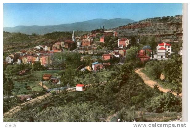 CARTE POSTALE DE CALLAS - VUE GENERALE COTE EST - Callas