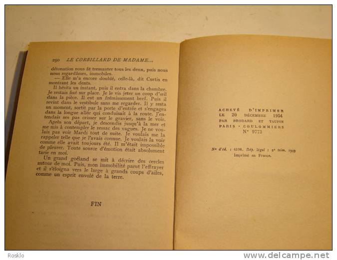 LIVRE / SERIE NOIRE / N°35 DE 1954 J.HADLEY CHASE  LE CORBILLARD DE MADAME.../ BEL ETAT - Série Noire