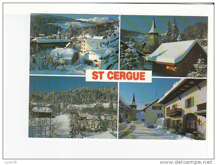 SAINT CERGUE  -  4 Vues  :   N°  SC   54 - Saint-Cergue