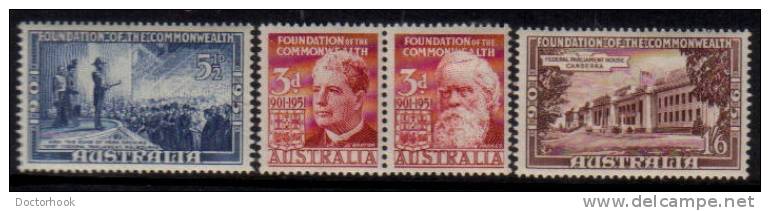 AUSTRALIA   Scott #  240-3*  VF MINT Hinged - Mint Stamps