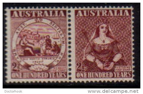 AUSTRALIA   Scott #  228-9a*  VF MINT LH Pair - Nuovi