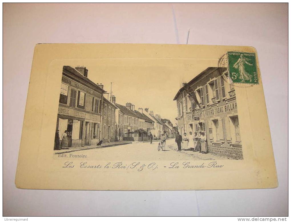 2 Pp - CPA - LES-ESSARTS-LE-ROI - La Grande Rue - [95] Val D´Oise - Les Essarts Le Roi