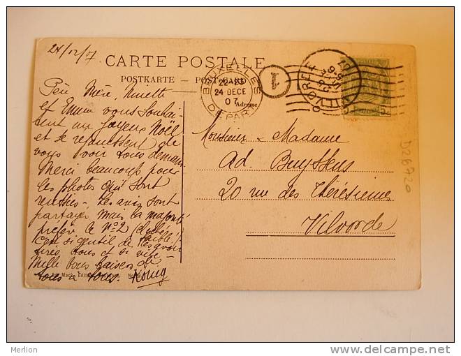 Vilvoorde Postal Handstamp - Mon Peuple ... PU 1907  VF  D62373 - Vilvoorde